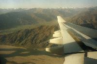 Anflug auf Lhasa
